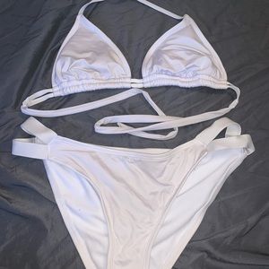 white bikini